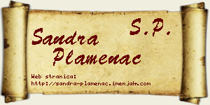 Sandra Plamenac vizit kartica
